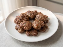 흰찰쌀보리 떡갈비